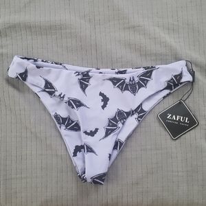 Purple bat bikini bottoms
